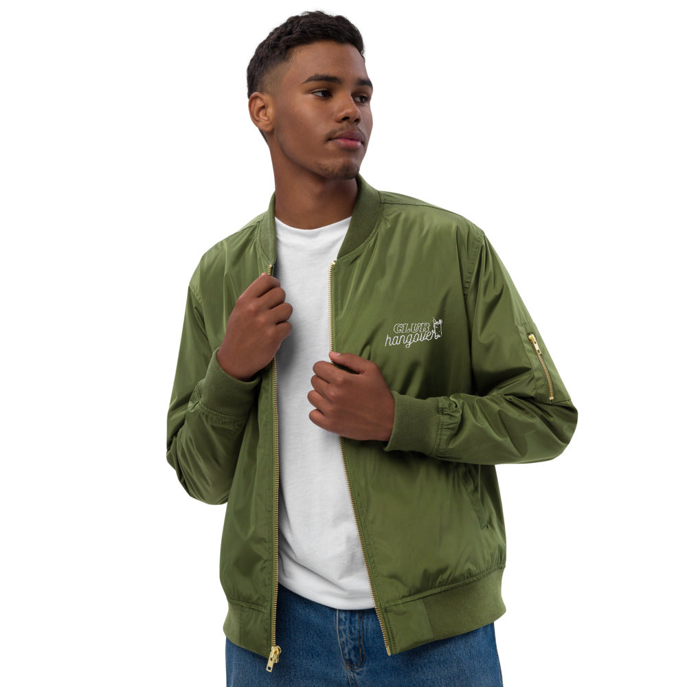 
            
                Load image into Gallery viewer, Club Hangover Premium recycled bomber jacket
            
        